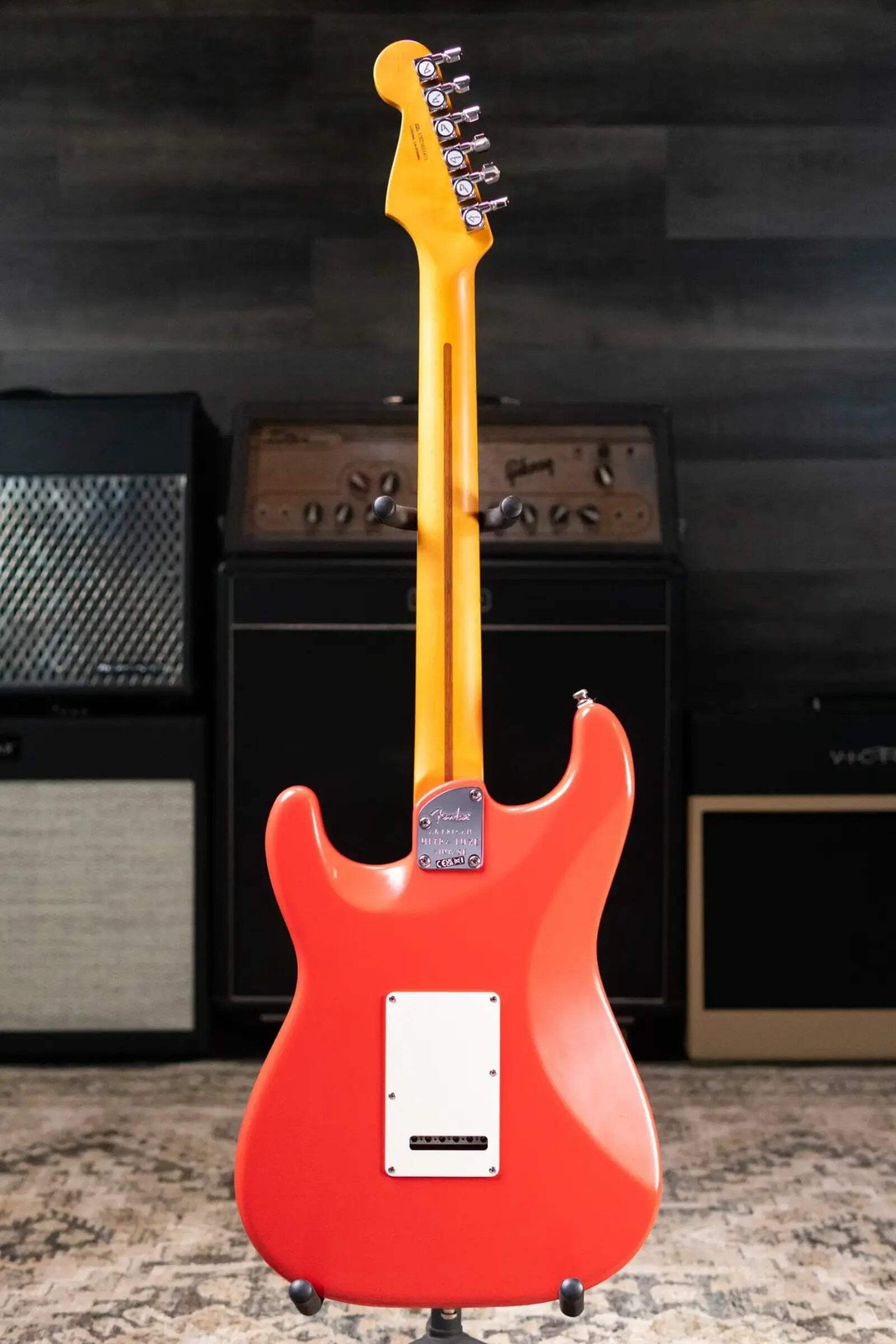 Fender American Ultra Luxe Vintage ’60s Stratocaster HSS Electric Guitar – Fiest
