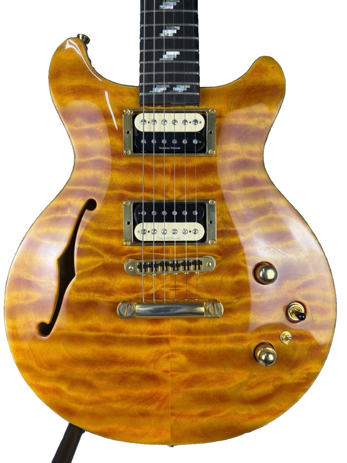 *Very Rare*Ed Roman Guitars: Jaros Bluzeman Plus Hellfire Custom W/Hard Case
