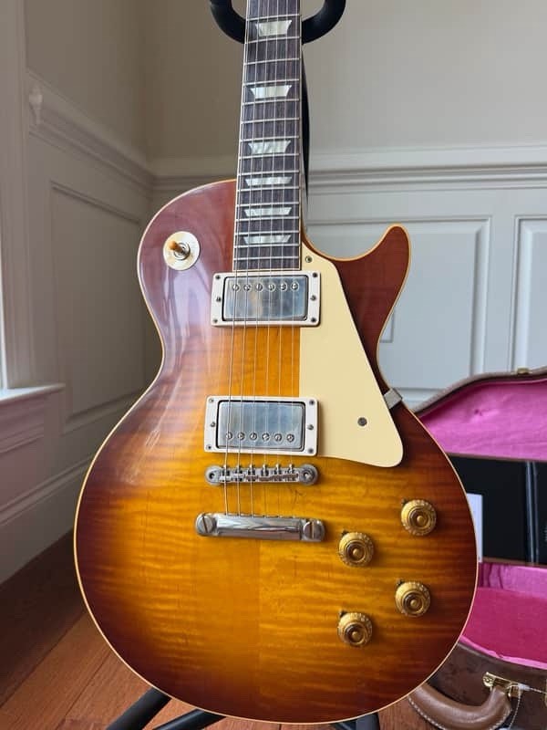 2026 Gibson Custom Shop Les Paul Standard ‘59 Reissue R9 VOS – Iced Tea Burst