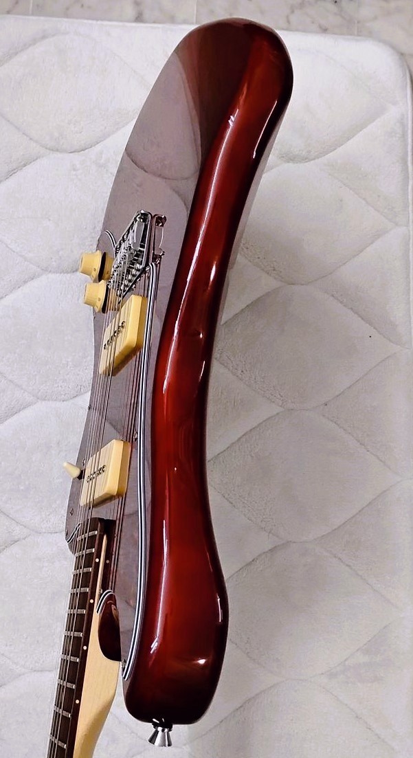 Reville Offset Jazzmaster-Style Guitar w P90 UPGRADED Lindy Fralin Mini Humbuckr