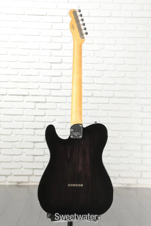 Fender Custom Shop Postmodern Telecaster Electric Guitar – Ebony Transparent,