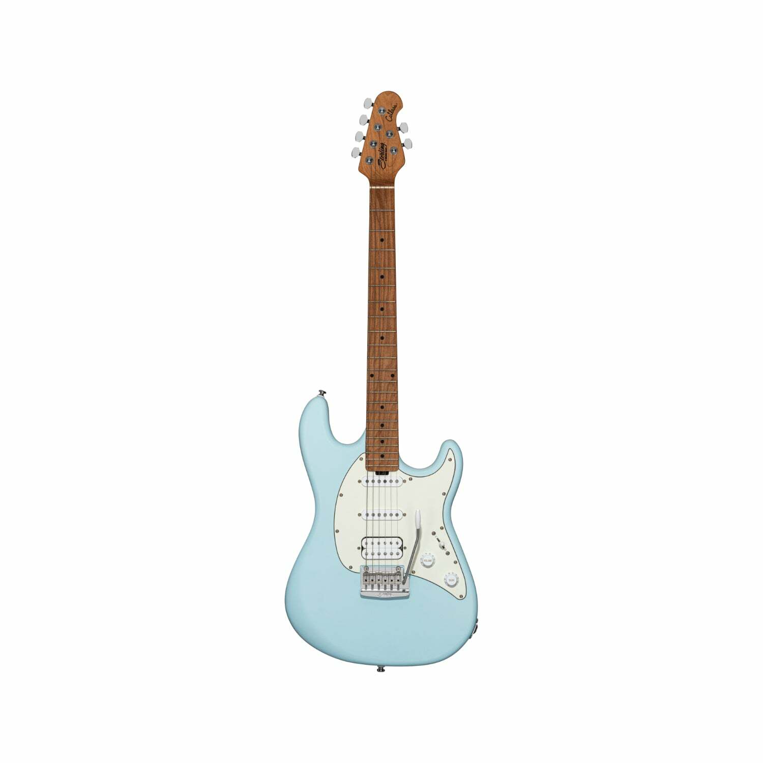 Sterling by Music Man Cutlass HSS, Daphne Blue Satin