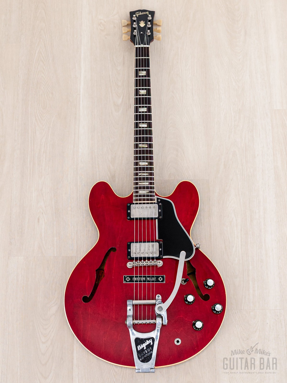 1962 Gibson ES-335 TDC Vintage Semi-Hollow Guitar w/ Bigsby, Pat # Pickups, Case