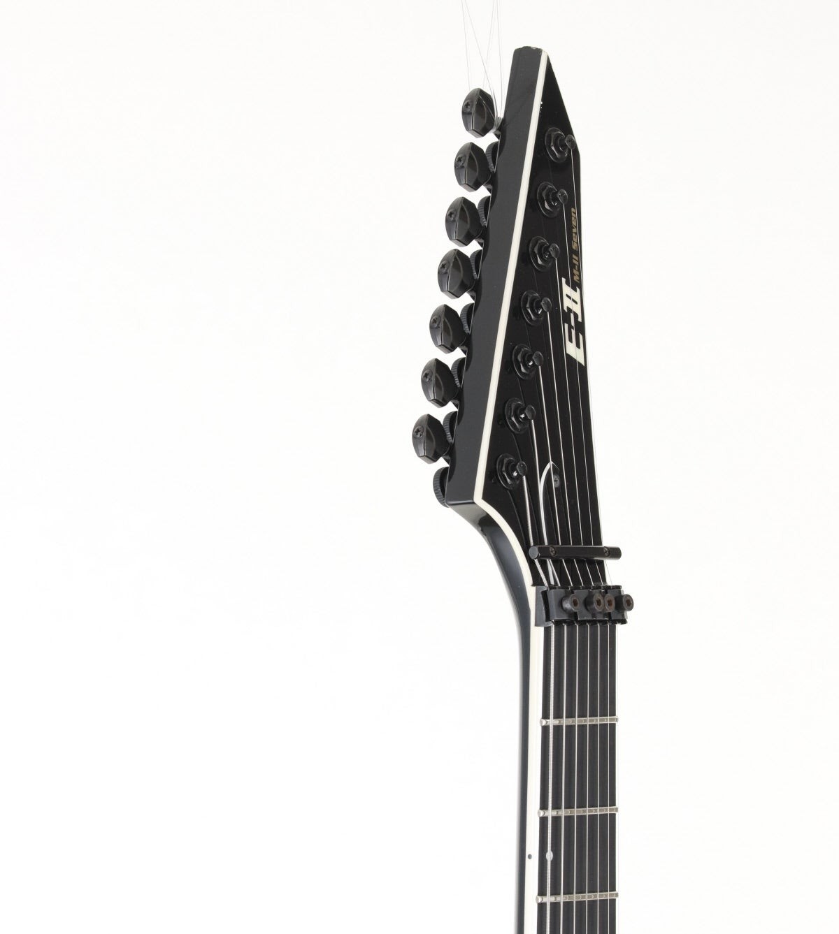 E-II ESP M-II SEVEN Black 7 String EMG 57-7H 66-7H Floyd Rose Gig Bag Japan