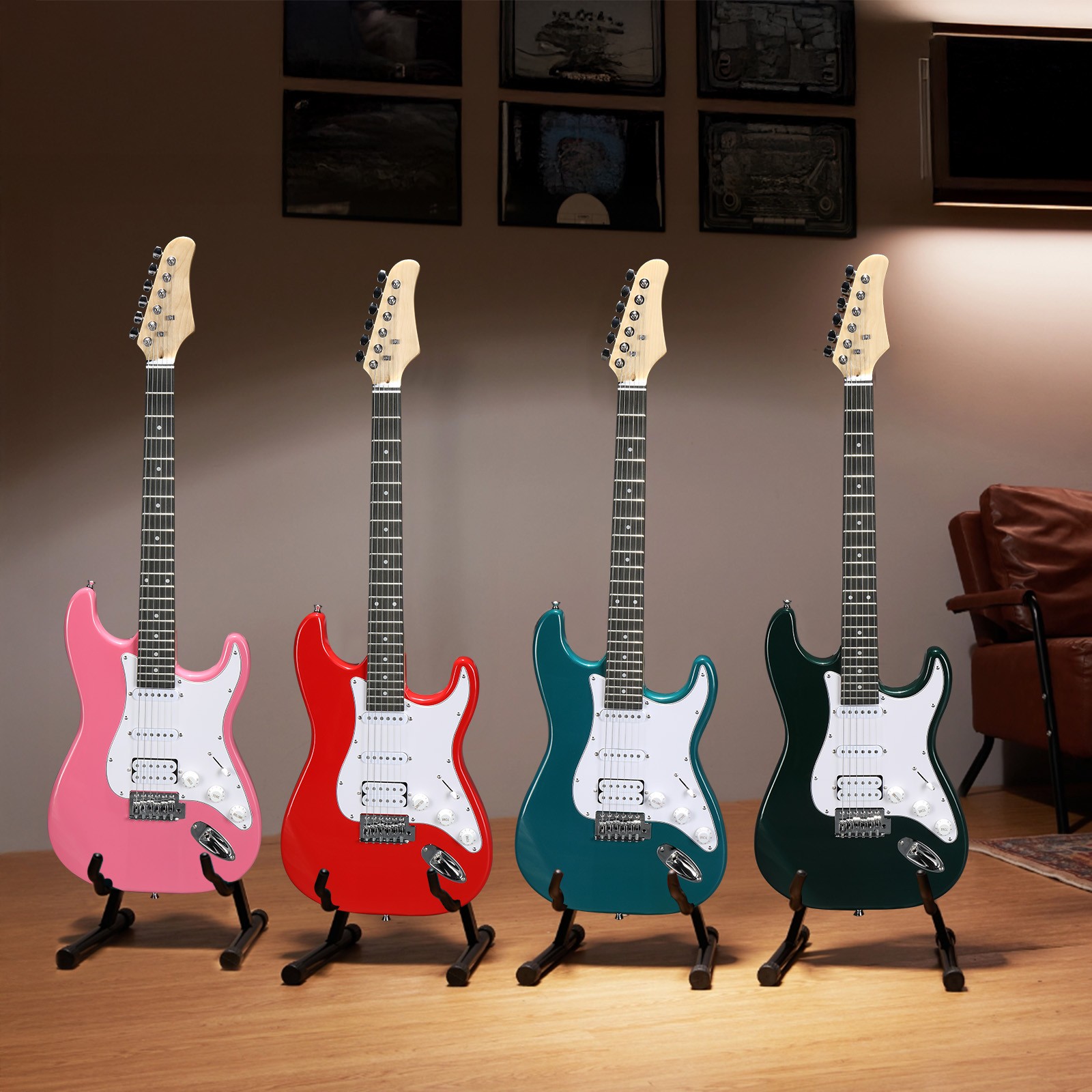 Ktaxon GST Stylish H-S-S Pickup Electric Guitar Kit with 5W AMP