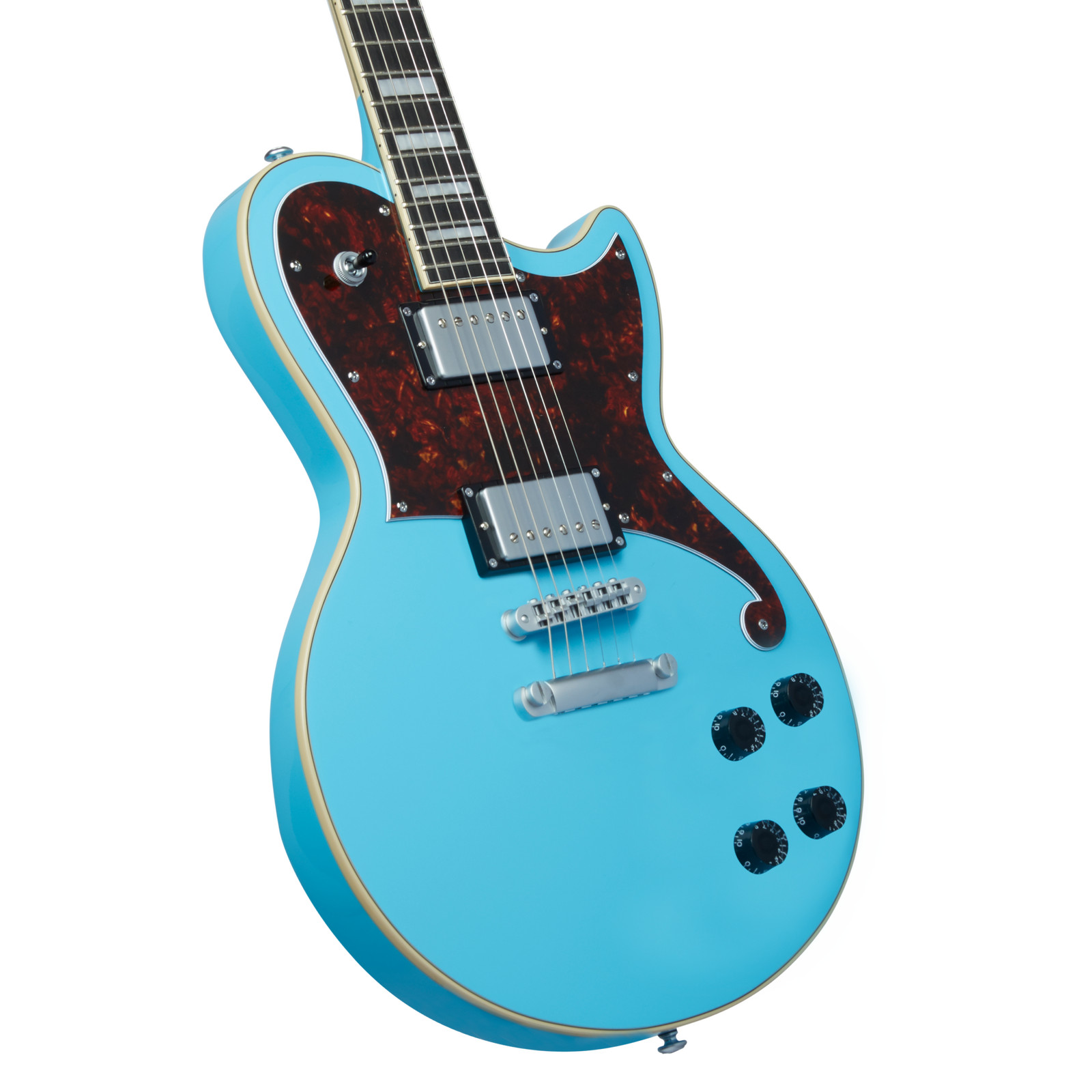 D’Angelico Premier Brandon Niederauer Atlantic Guitar, Sonic Blue, DAPATLTAZCS