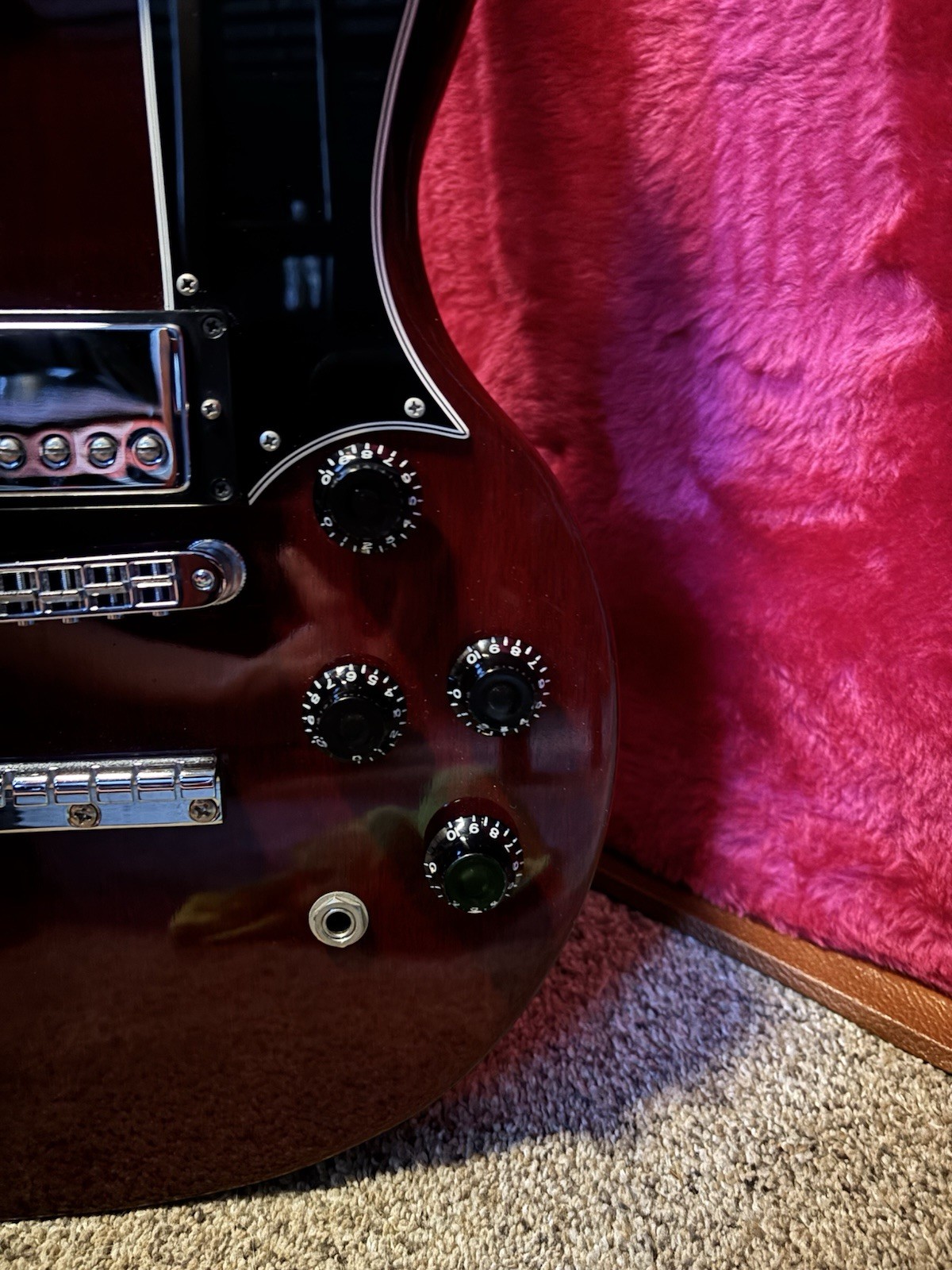 1992 Gibson EDS-1275 Double Neck SG Cherry Red with Original Hardshell Case