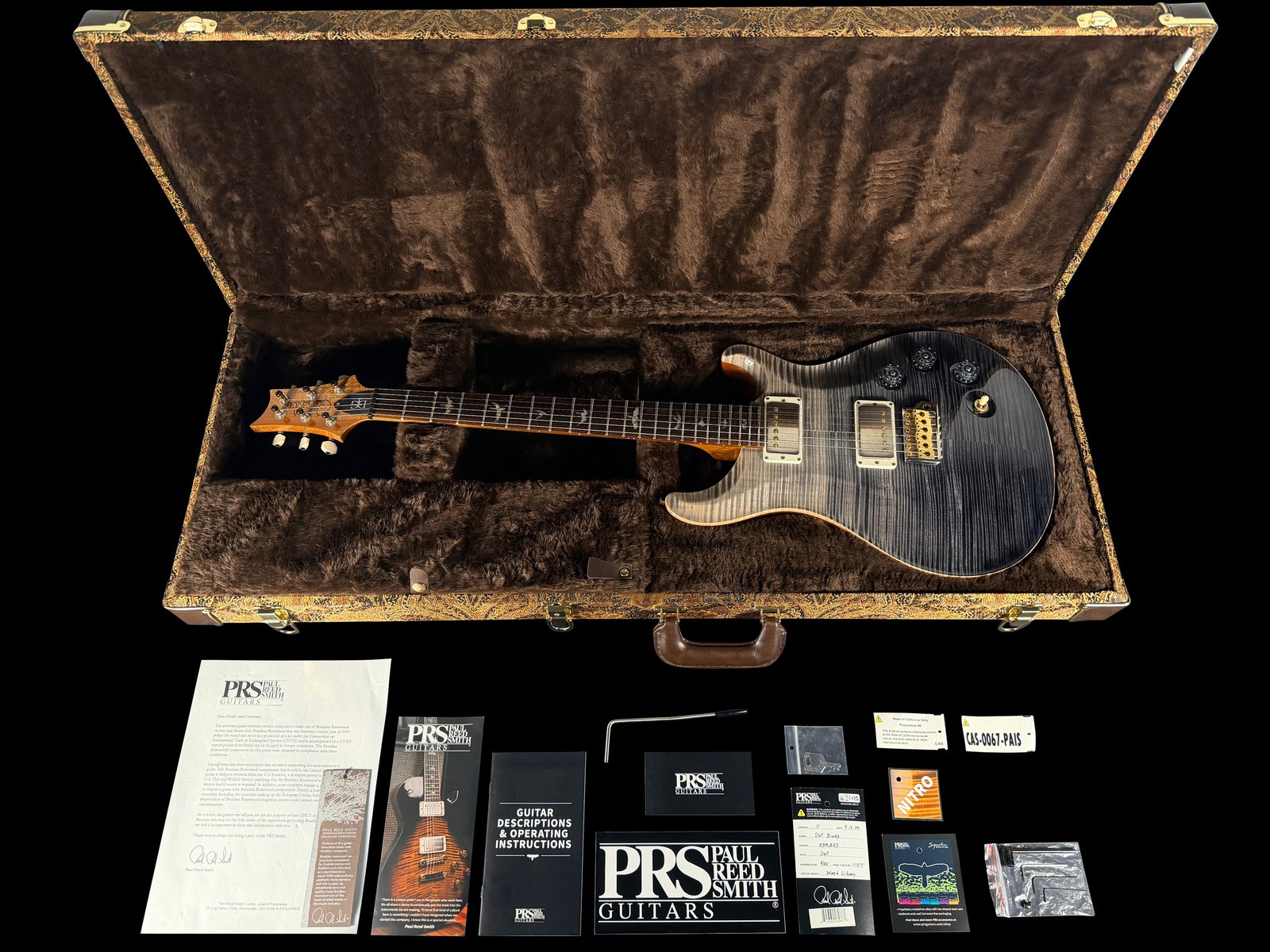2024 PAUL REED SMITH PRS DAVE GRISSOM DGT WOOD LIBRARY BR@ZILIAN ~ FROST BITE