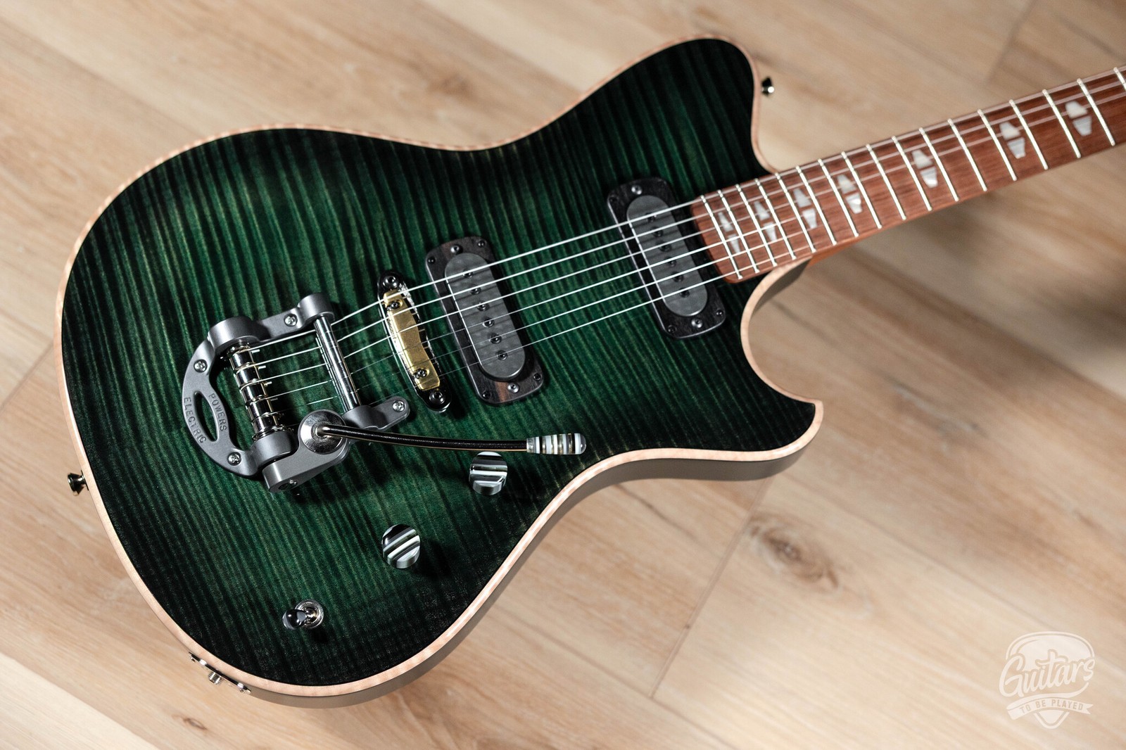 Powers Electric A-Type Select Maple Full Faraday CamTail – Juniper Green
