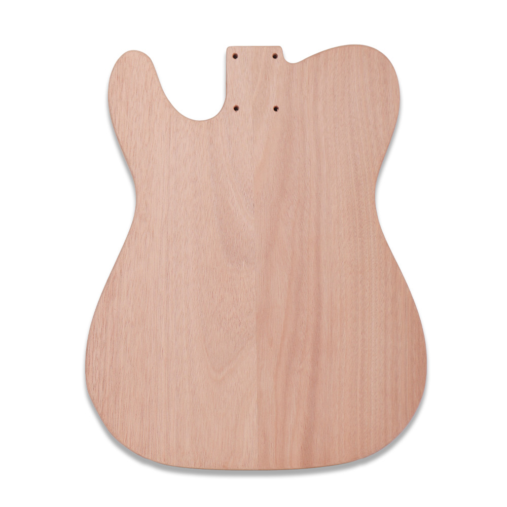 DIY Electric Guitar Kit Unfinish Uncut All Parts Stainless Fret Maple Neck