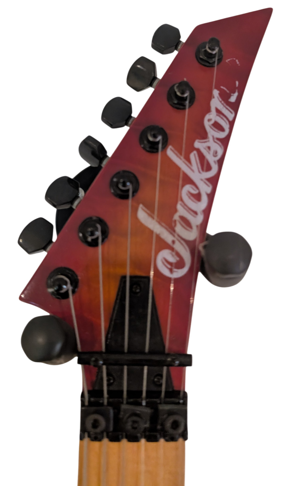 Jackson-Branded Guitar – Unknown Model | Floyd Rose | DiMarzio DP151 | Cherry