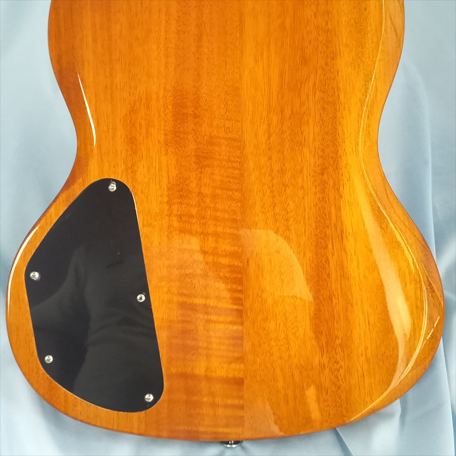 “Little Devil” Standard Natural Solid Body Electric Guitar Mahogany Body 22Frets