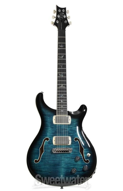 PRS SE Hollowbody II Piezo Electric Guitar – Peacock Blue