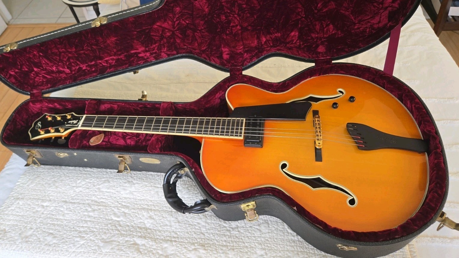 Rare Nelson Palen Handcrafted Jazz Archtop Guitar 2004 Serial 33 TKL Case