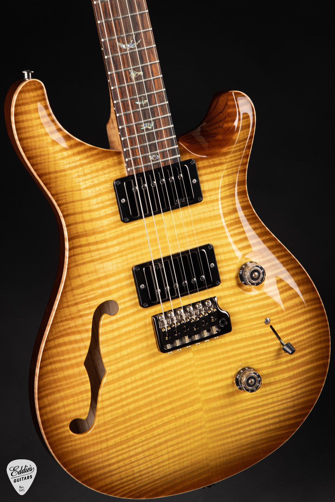 PRS EG Wood Library Custom 24 Semi-Hollow Swamp Ash