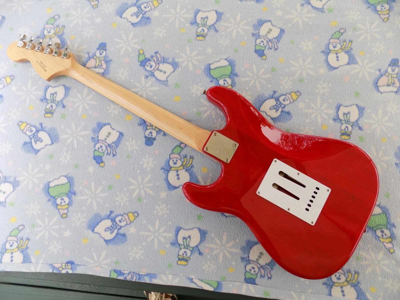 Squier Standard Series Strat, Alnico Pickups, Custom Wiring,Two Point Tremolo
