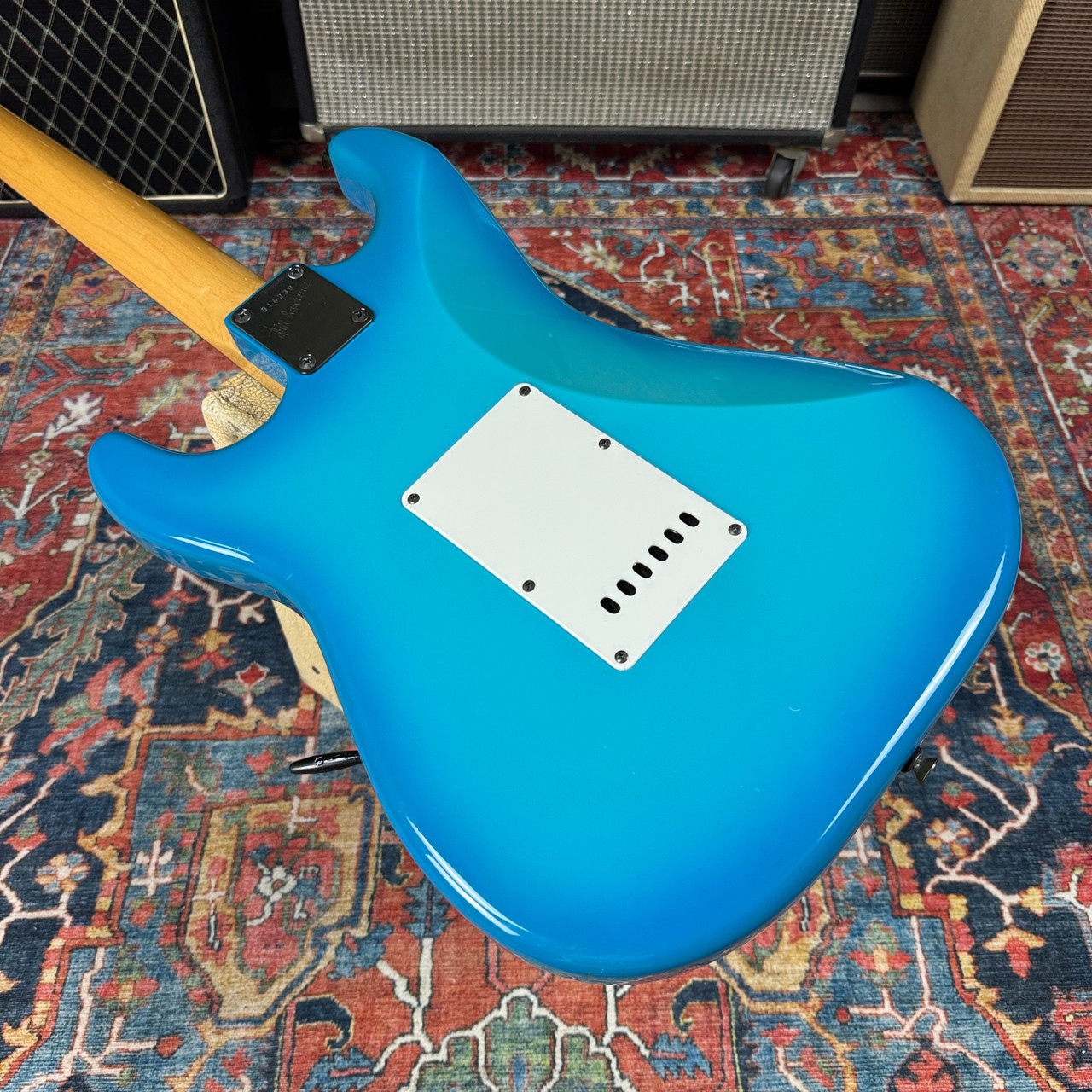 *Video* Bill Lawrence BCOR-55B V-Neck “Kogure” Model MIJ 1980’s – Blue Burst