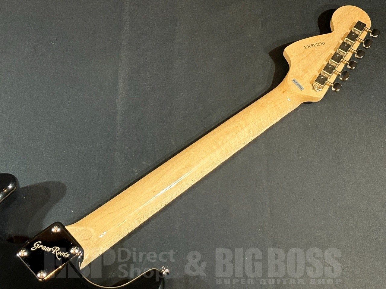 GrassRoots G-ST-SC/M Electric Bass Black, 648mm, Hard Maple Neck & Fingerboard