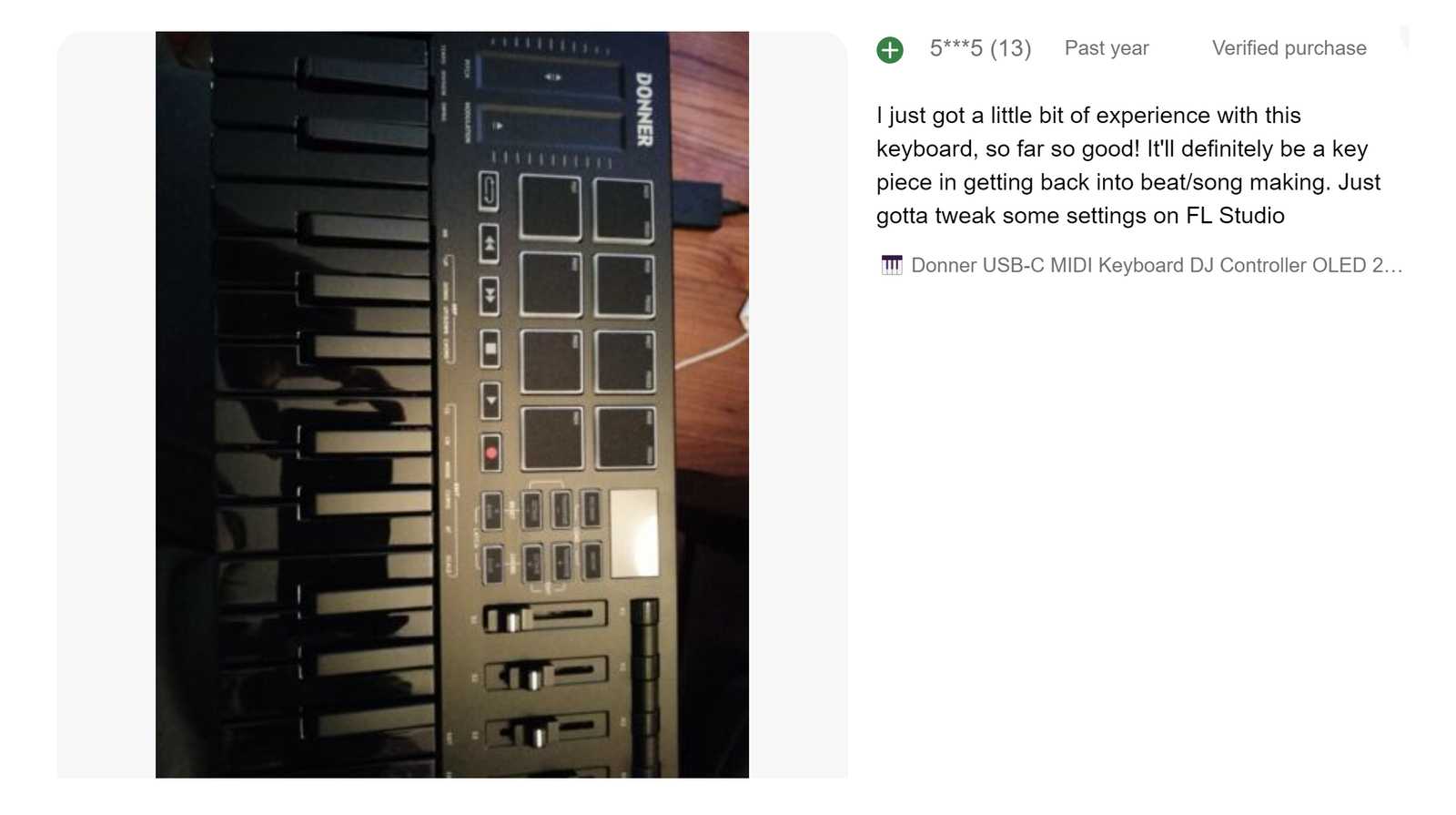 Donner DMK-25 Pro USB MIDI Keyboard Controller + DAW Software 40 Teaching Course