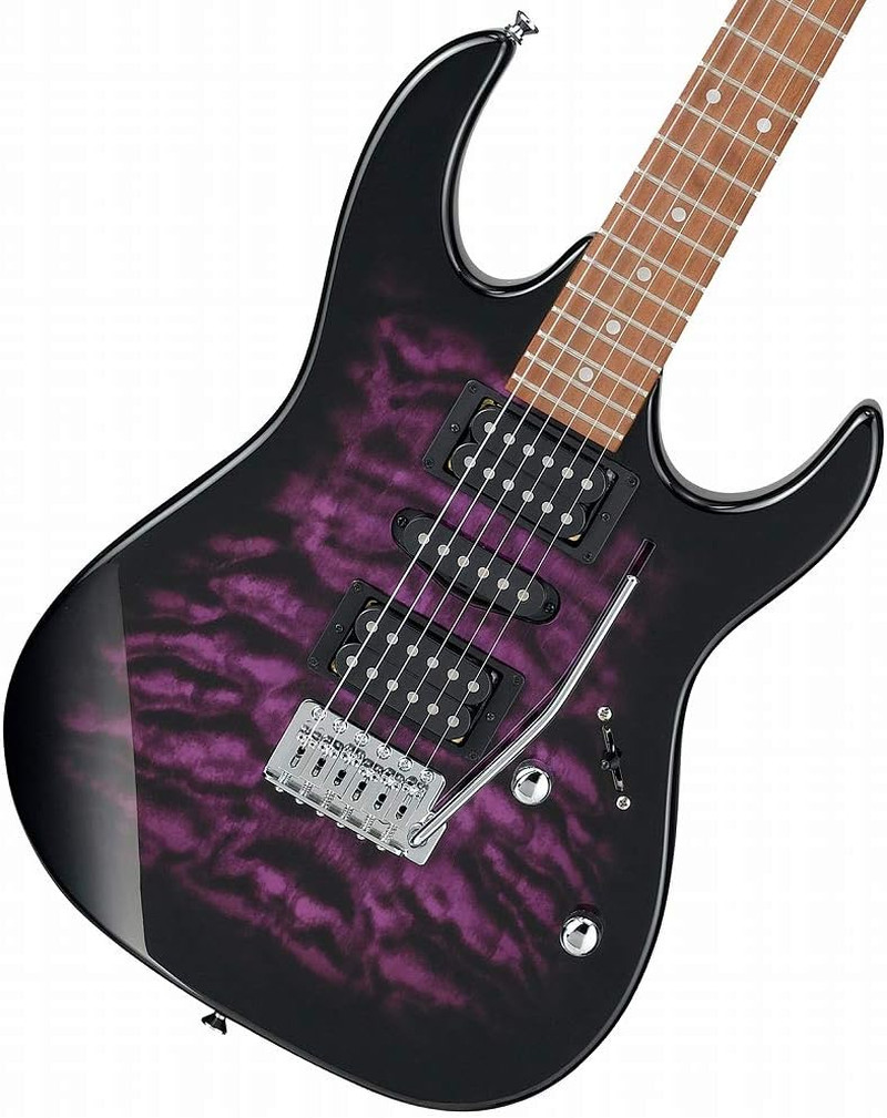 Ibanez Electric Guitar Gio GRX70QA Transparent Violet Sunburst Maple Neck