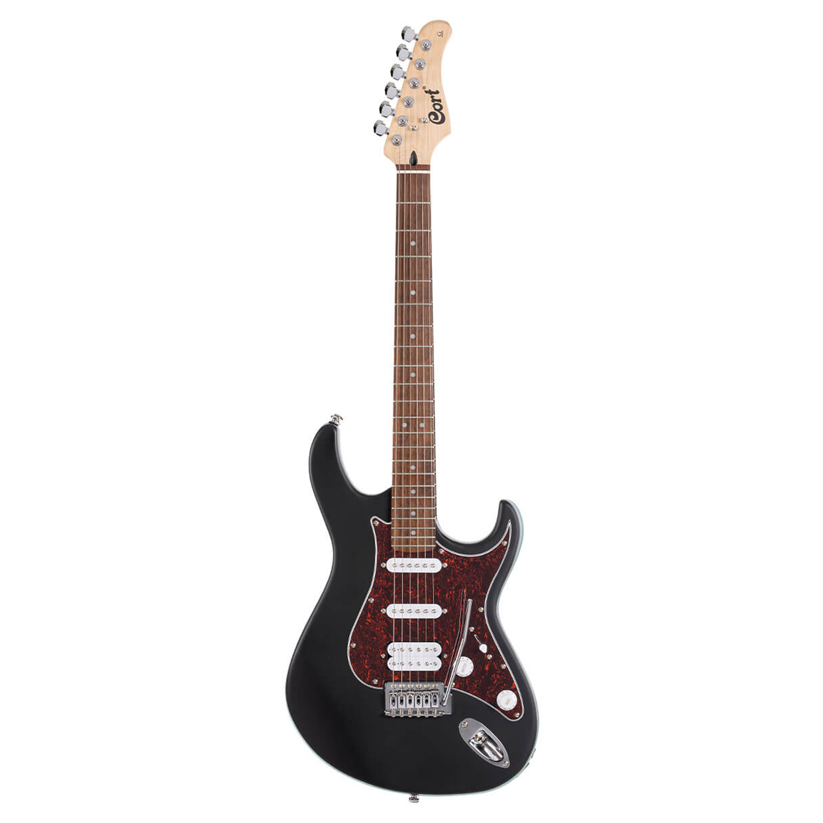 Cort G110 Double Cutaway Electric Guitar – Open Pore Black – Open Box
