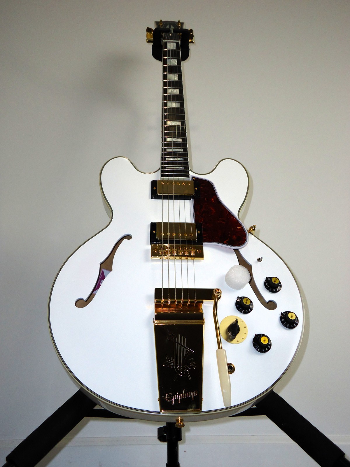 2026 Epiphone Alex Lifeson 1976 ES-355 “Whitey” Re-Issue Electric Guitar RUSH