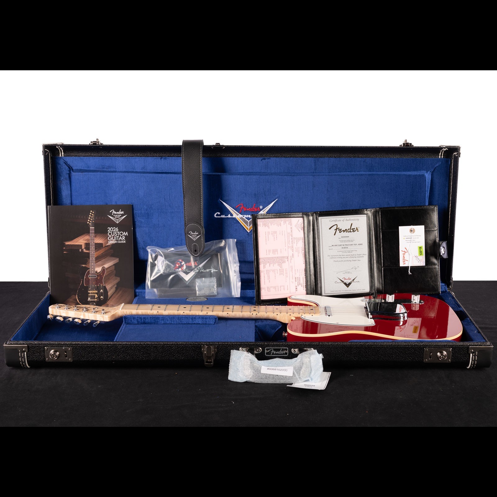 Fender Custom Shop Vintage Custom ‘68 Telecaster Custom Aged Dakota Red (732)