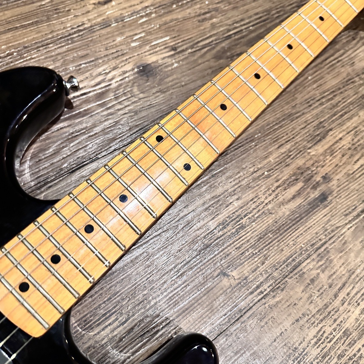 Hondo Stratocaster Electric Guitar, Shabby Distortion, Cleaned, Ready to Play