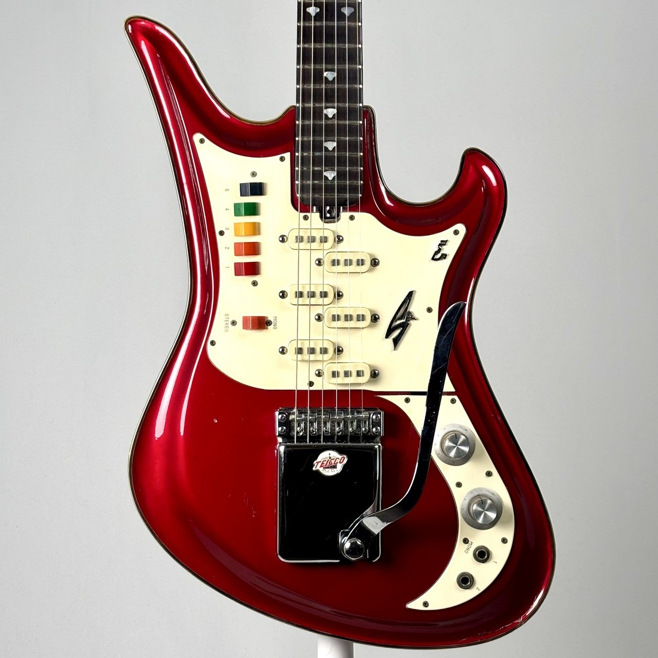 Teisco Del Rey Spectrum 5 -METALLIC RED- Used Electric Guitar 1960