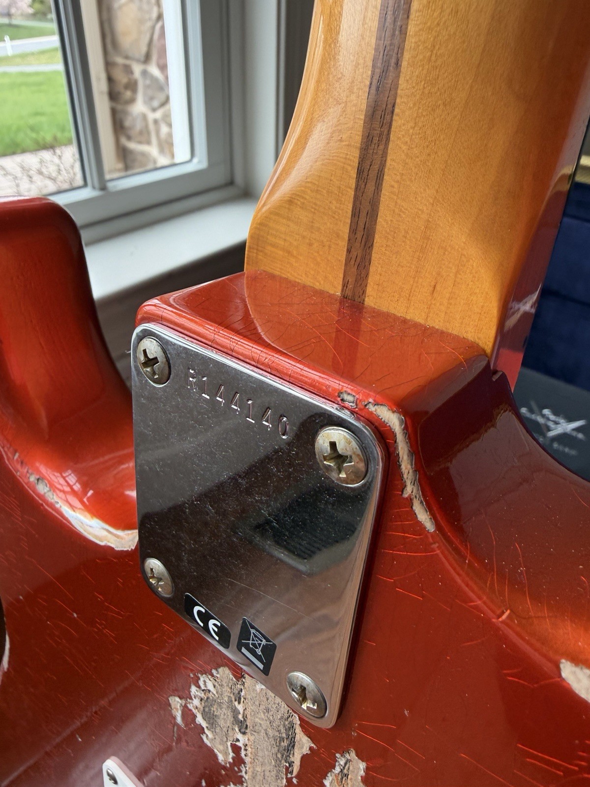 2025 Fender Custom Shop ‘57 Stratocaster SR25 Heavy Relic – Aged Candy Tangerine