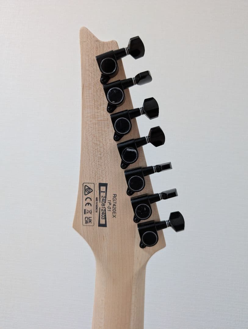 Good Ibanez RG7420EX-BKF Ibanez 7 string Safe packing!