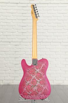 Fender Custom Shop Vintage Custom ’68 Paisley Telecaster Electric Guitar – Pink
