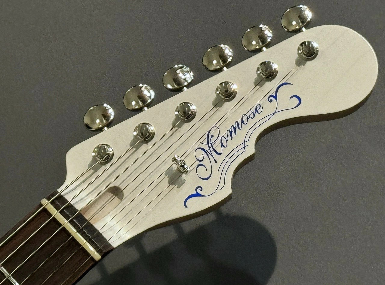 Momose MC1-ADZ-BL/R WH/OIL-MH Limited Production 3.4kg Electric Guitar