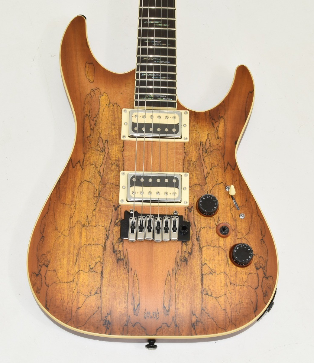 Schecter C-1 Exotic Spalted Maple Guitar Natural B-Stock 0313