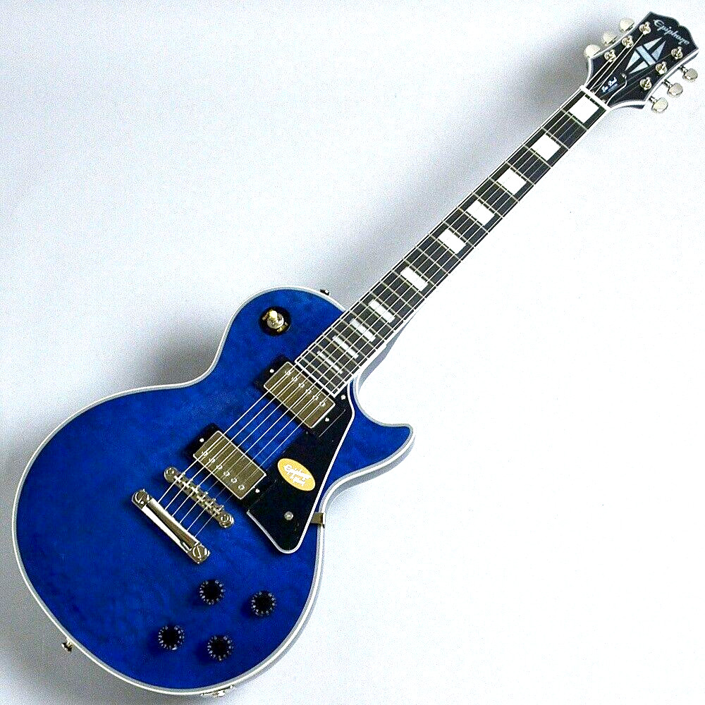 Epiphone Les Paul Custom Quilt Viper Blue Japan Limited model Electric Guitar