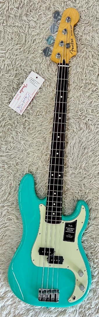 Fender 75th Anniversary Player II Precision Bass®, Rosewood board, Seafoam Gree