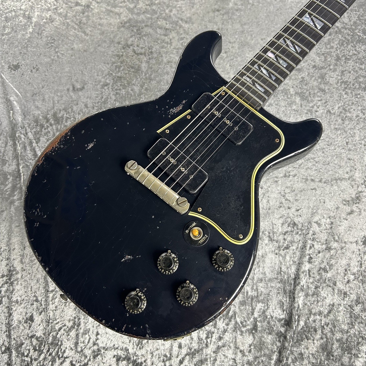 Gibson Custom Shop Murphy Lab 1960 Les Paul Special Dc Ebony Over Oxblood Ultra