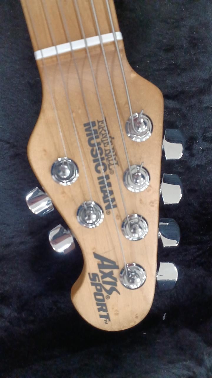 [MUSIC MAN] Axis Sport HH Electric Guitar With Hard Case Used Shipping From JPN