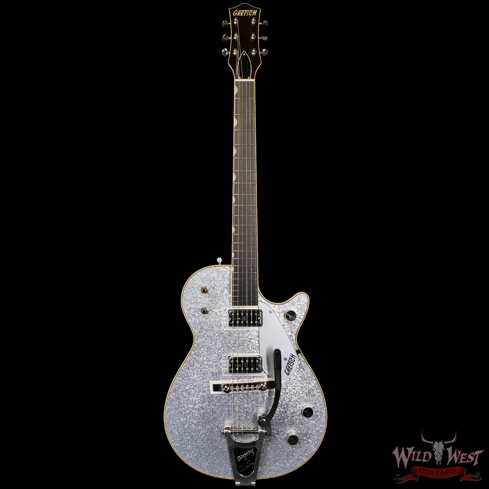 Gretsch G6129T-59 Vintage Select ’59 Silver Jet Bigsby Silver Sparkle 7.90 lbs