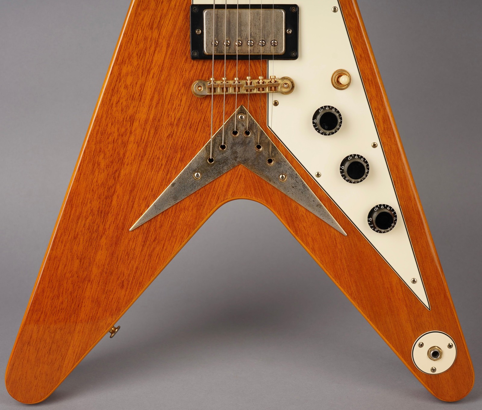 Epiphone ’58 Korina Flying V – 1998 Korea – Natural w/OHSC
