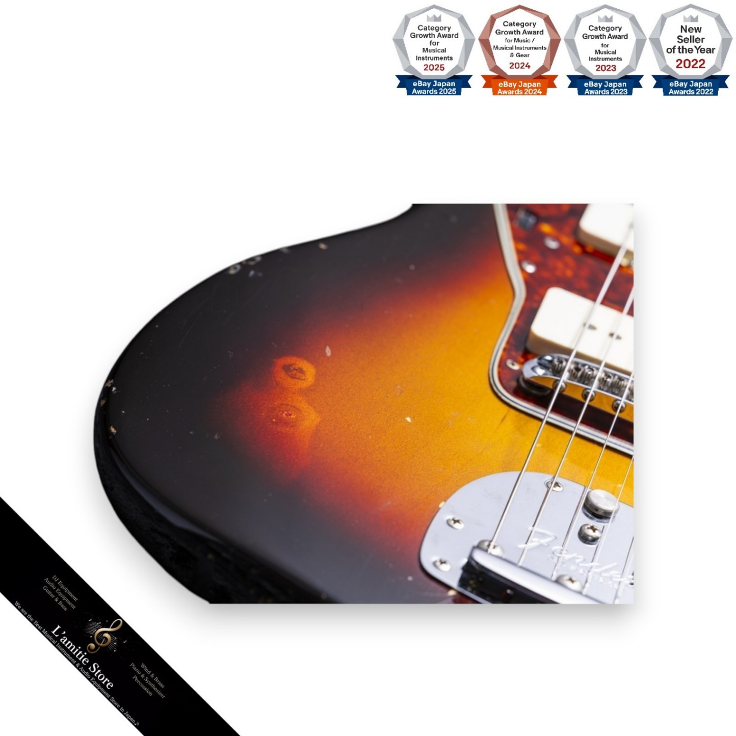 Fender Jazzmaster 1961 3Tone Sunburst Jacaranda Fingerboard