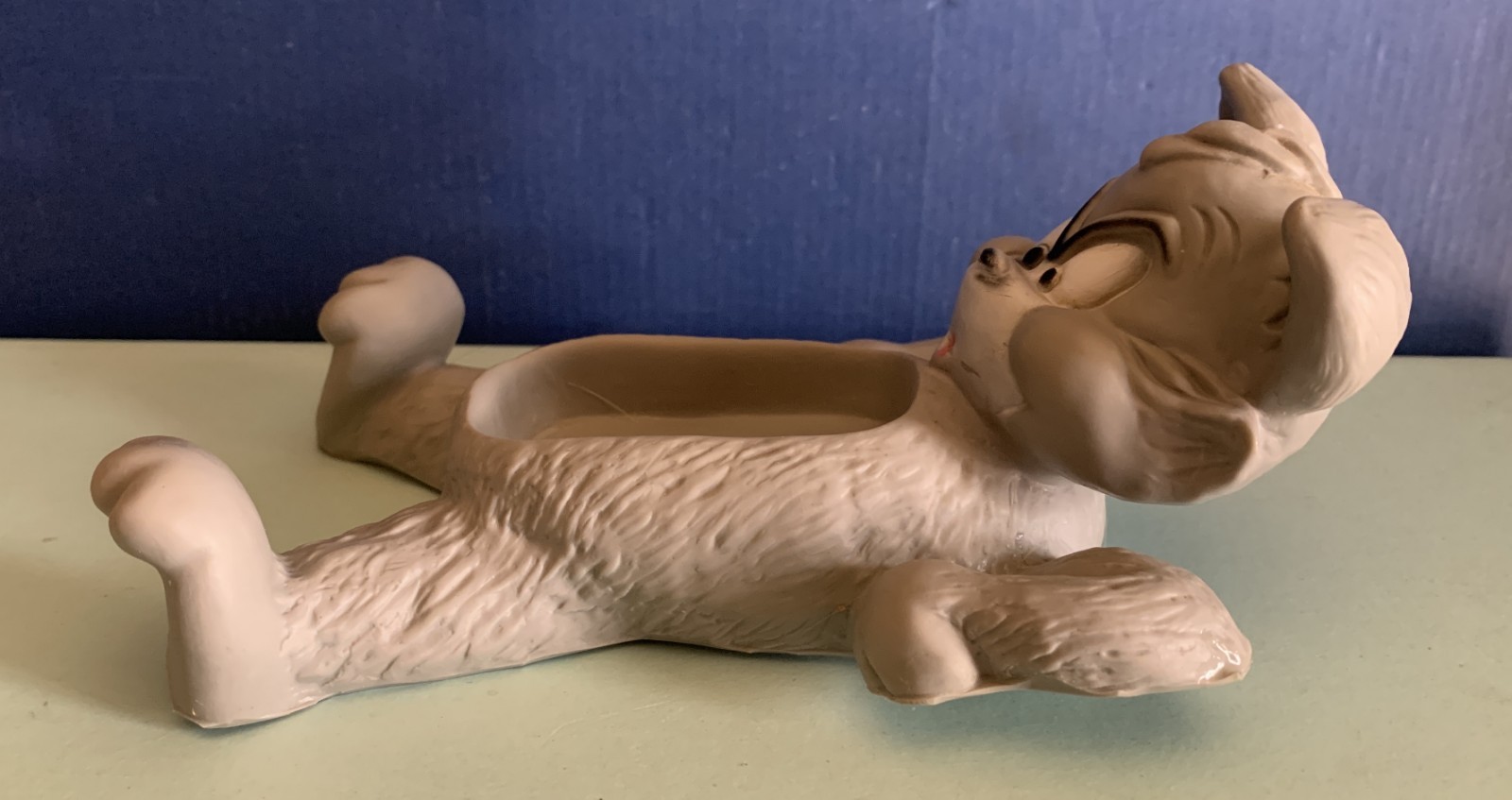 vintage RUBBER TOY TOM NO JERRY MGM 1970 METRO GOLDEN HANNA BARBERA no ledra