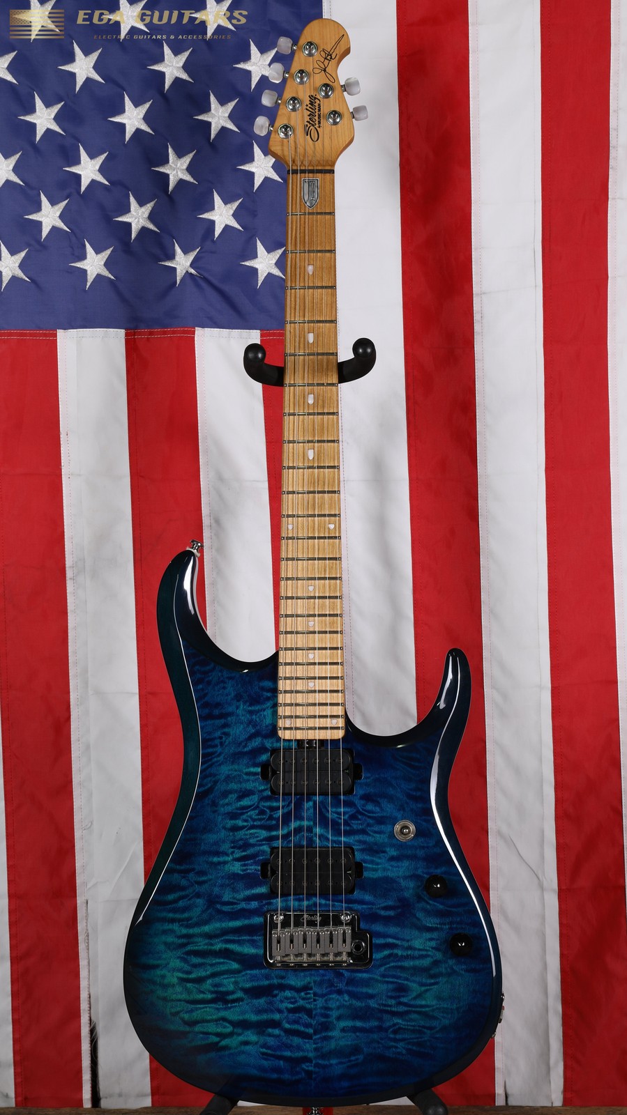 Sterling Plek’d JP150D QM John Petrucci Signature DiMarzio – Cerulean Paradise