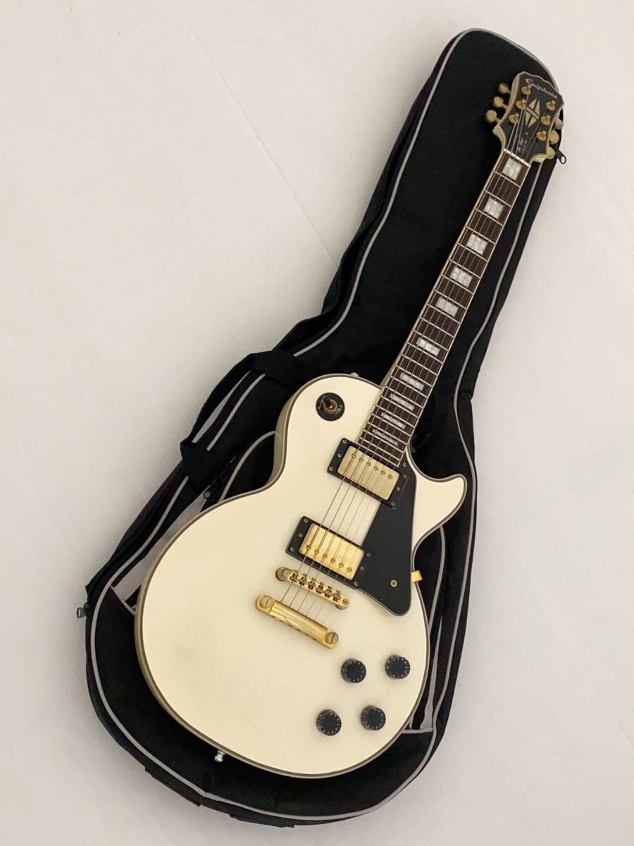 Epiphone LP CTM Pro 2014 Electric Guitar, Les Paul Type, White, HH Picku #QY2CW3