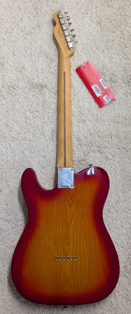 Fender Player II Telecaster guitar, Rosewood Fingerboard, Aged Cherry Burst