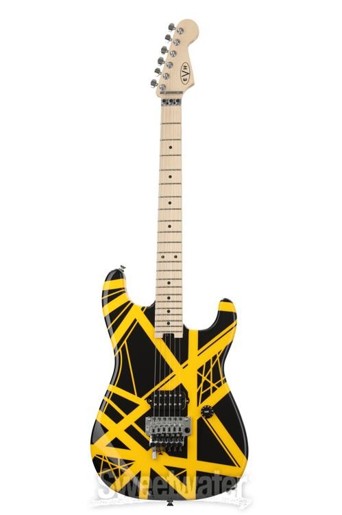 EVH Striped Series – Black w/ Yellow Stripes