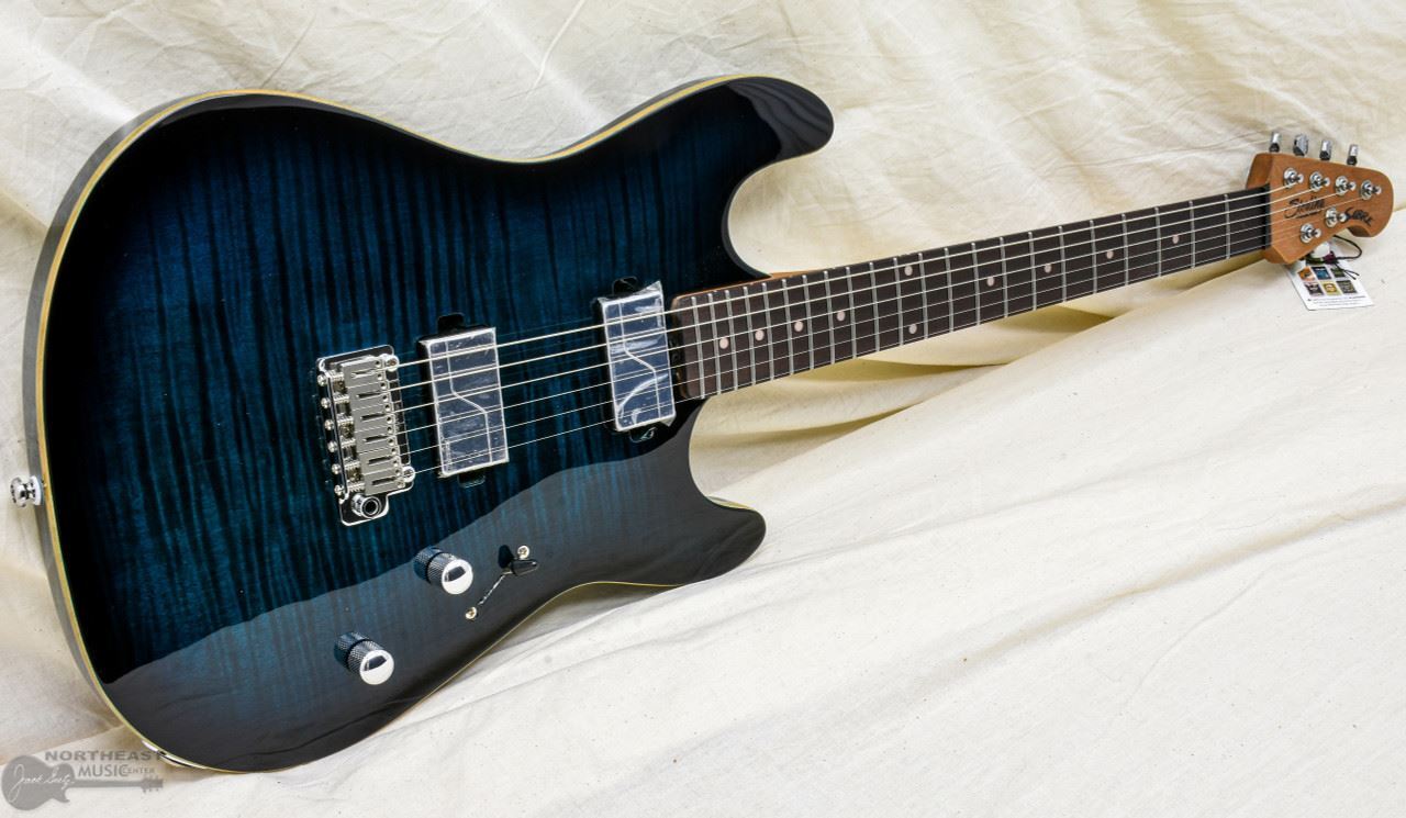 Sterling by Music-Man Sabre – Deep Blue Burst