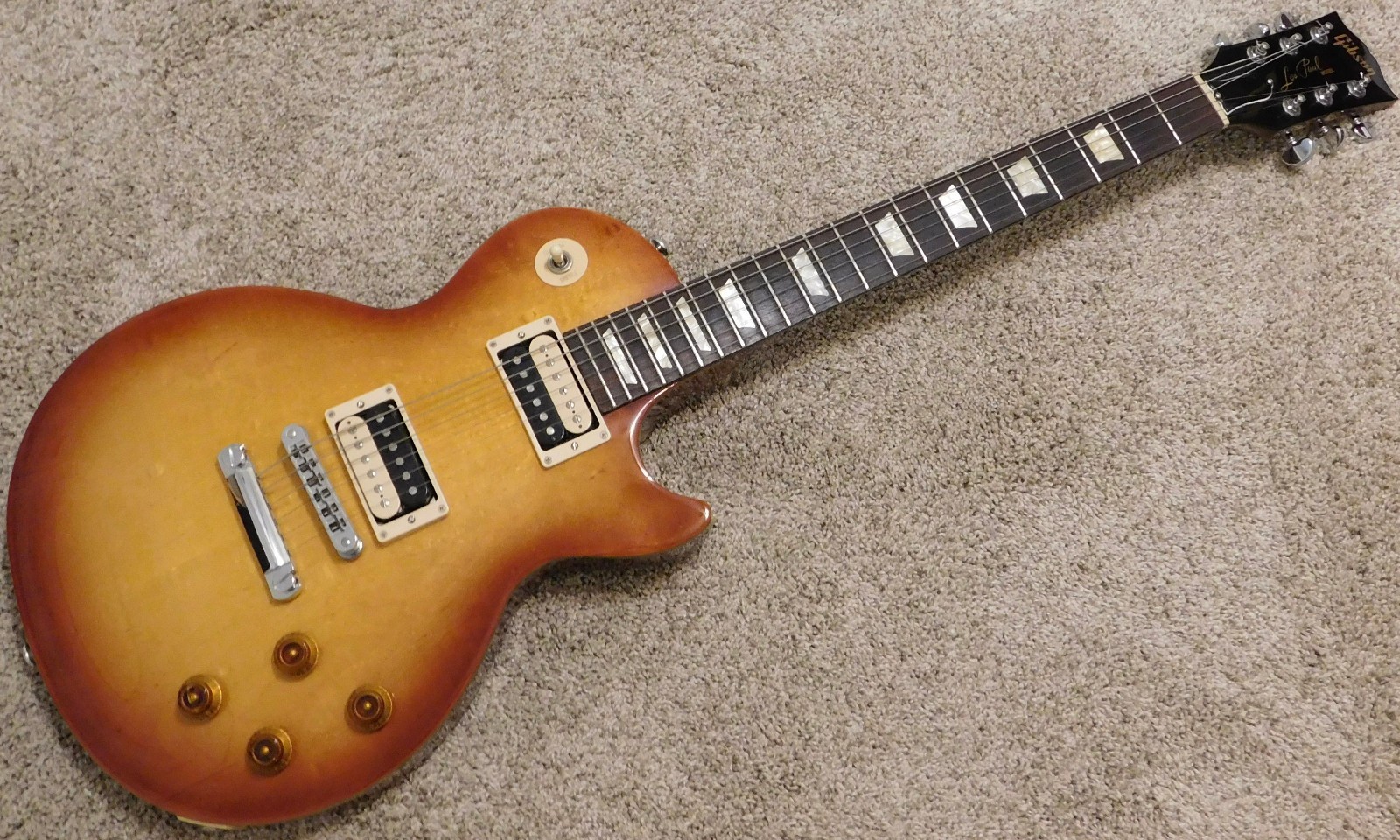 Gibson Les Paul Studio Deluxe III Electric Guitar 2015 Honey Burst