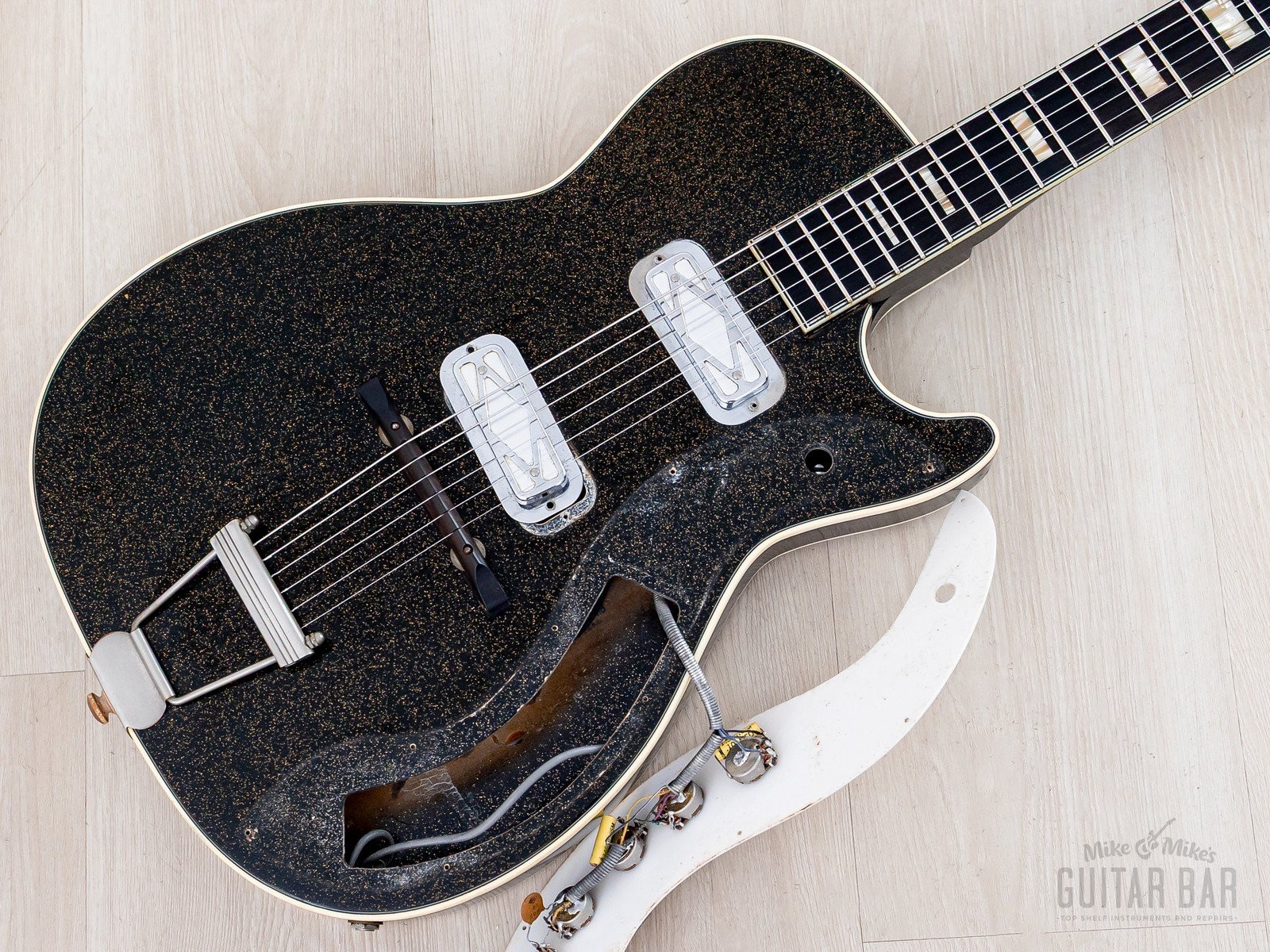 1960 Silvertone Stratotone Jupiter 1423 Vintage Guitar by Harmony USA