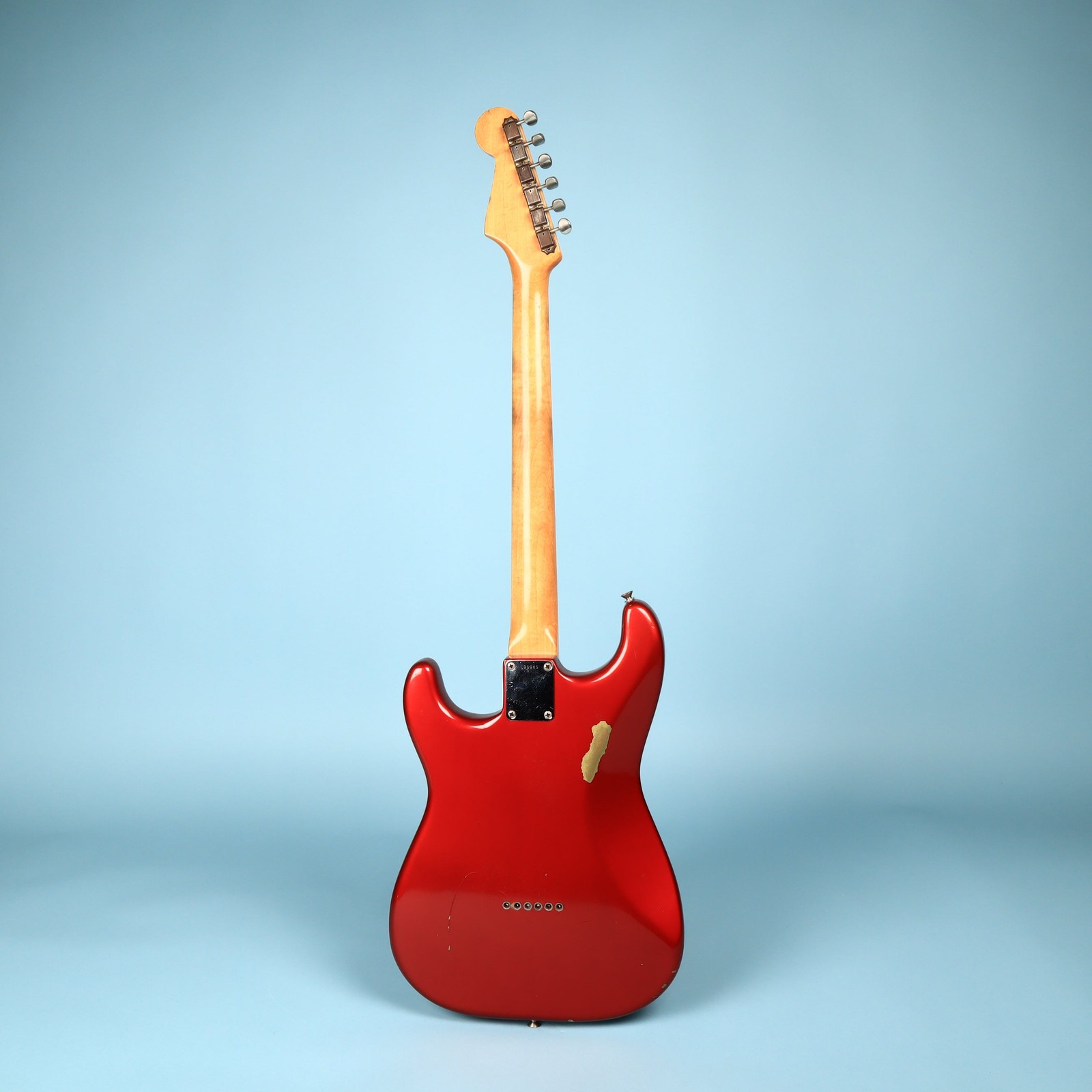 1963 Fender Stratocaster Hardtail Refin Red Electric Guitar